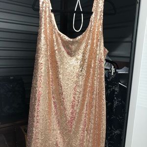 Rose sparkle dress